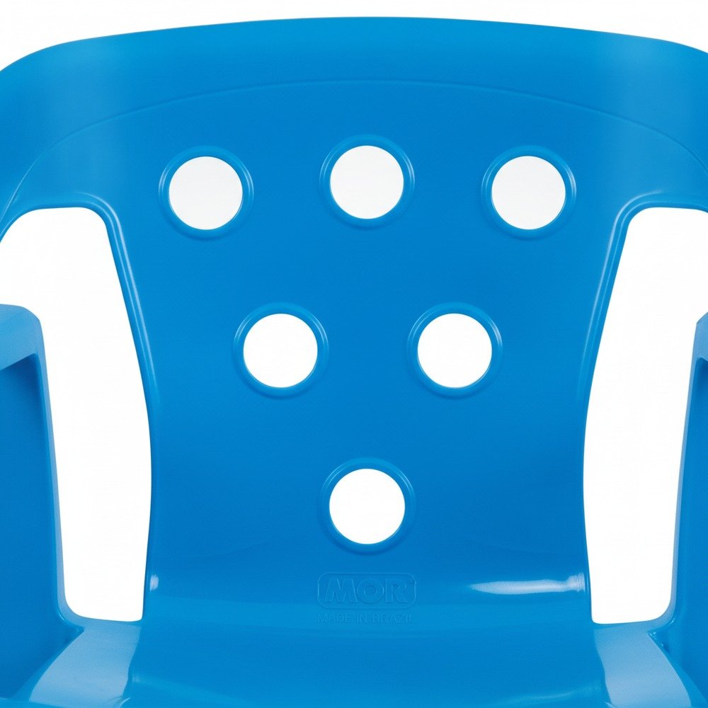 Poltroninha Plástica MOR Kids 4648 Azul — foto 4