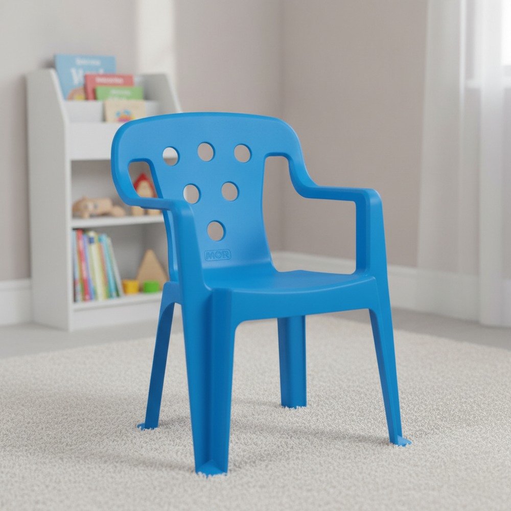 Poltroninha Plástica MOR Kids 4648 Azul — foto 5