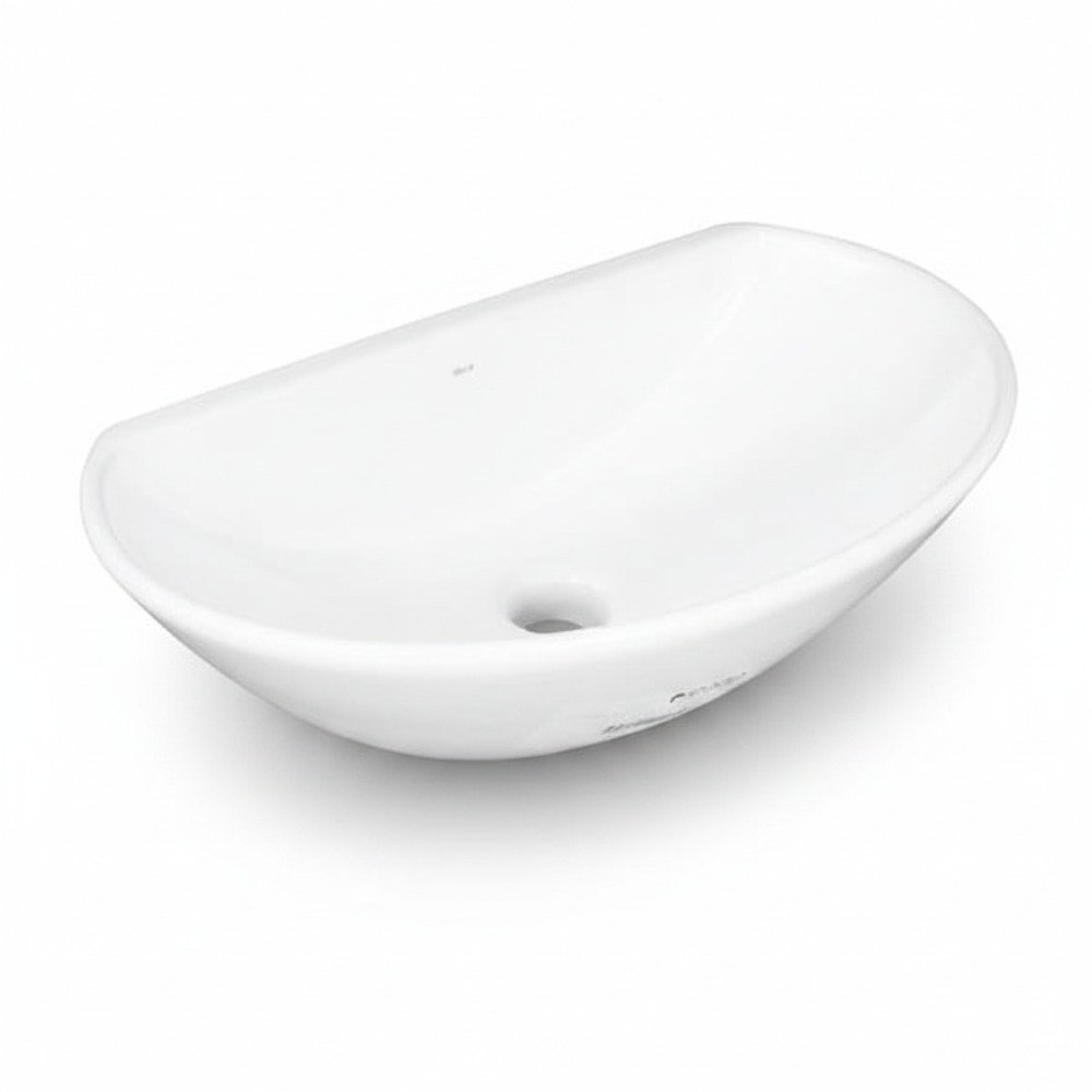 Cuba de Apoio Oval Deca L.69.17 de Apoio ou Suspensa Branco Gelo