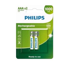 Pilha alcalina AAA Cartela C/2 Unidades Philips