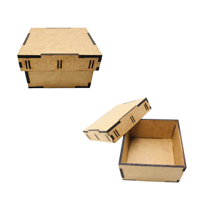 01 mini caixa de lembrancinha em mdf 8x8x4 25 unidades