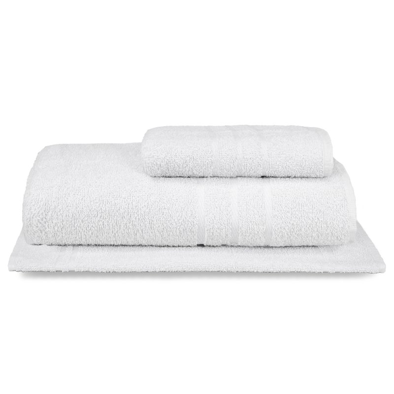 Toalha de Banho para Hotel Alta Absorção 70x130cm - Profissional Prata -  Central Toalhas Branco