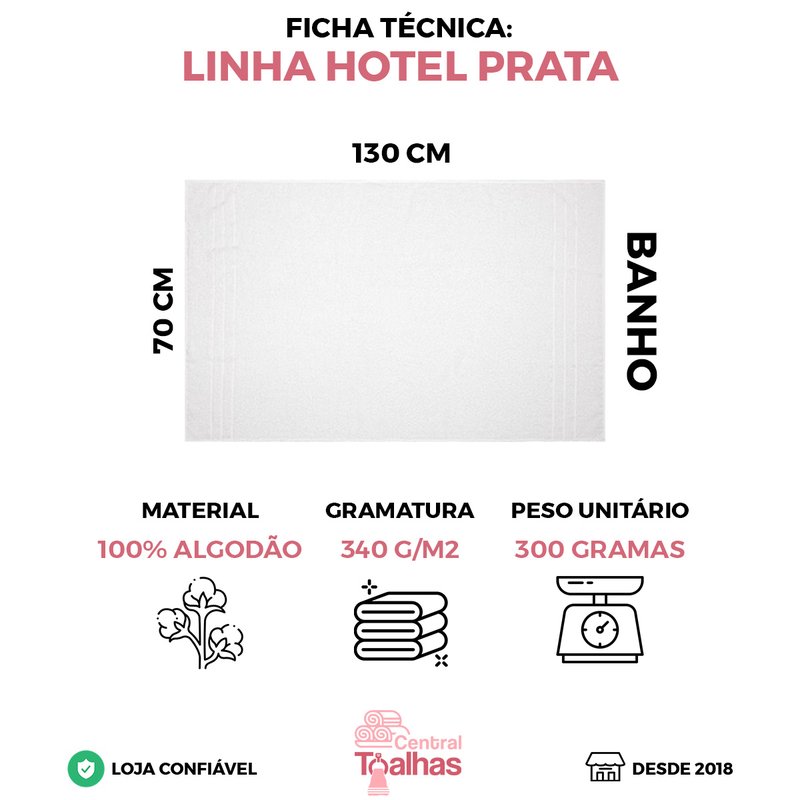 Linha Hotel 100% Algodão