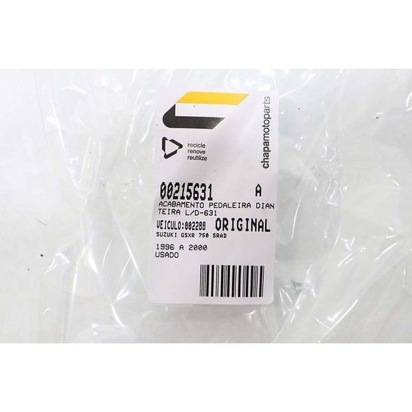Acabamento Pedaleira Dianteira L/d Suzuki Gsxr 750 Srad 9600