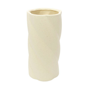 Vaso Decorativo Em Cerâmica Dourado 15x30cm