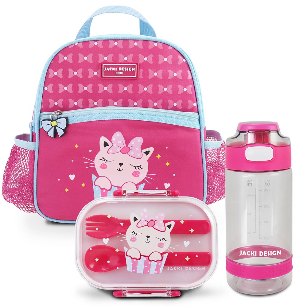 Conjunto Lancheira Térmica Infantil,Pote p/ Lanche de 2 Andares ...