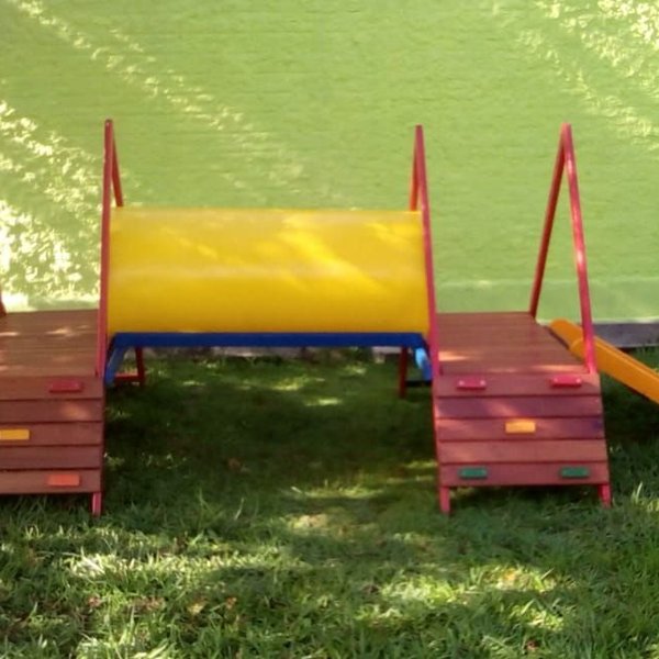 Mini Escorregador Duplo com Tubo Mini Escorregador Duplo com Tubo