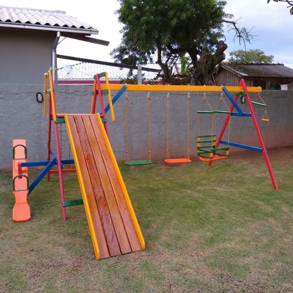 Balanço com Escorregador e Gangorra Mirim Balanço com Escorregador e Gangorra Mirim