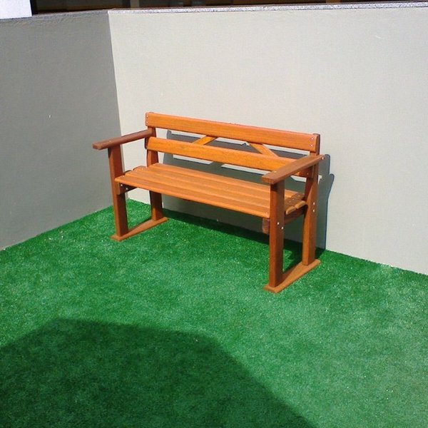 Banco para Jardim de Madeira com Braços Banco para Jardim de Madeira com Braços