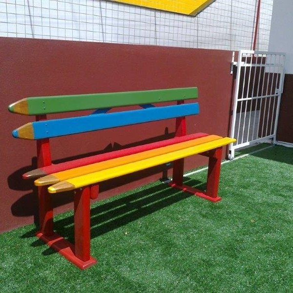 Banco para Jardim de Madeira Formato Lápis Banco para Jardim de Madeira Formato Lápis
