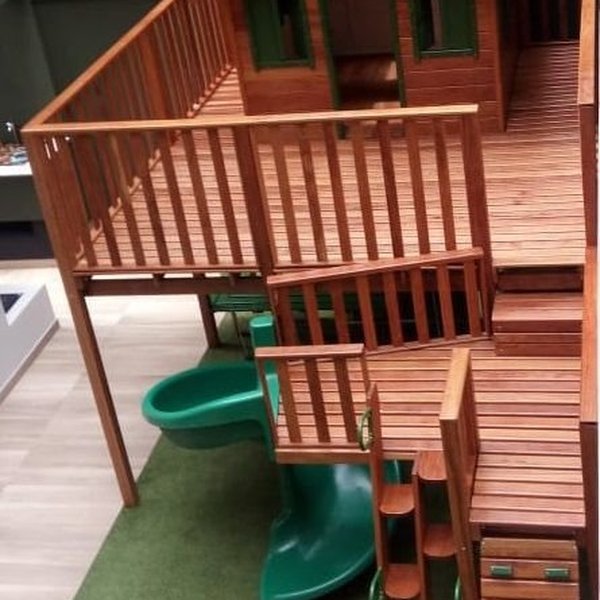 Casinha de Criança Suspensa 3,50x4,00m - Super Casinha de Criança Suspensa 3,50x4,00m - Super