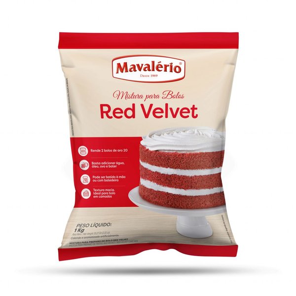 Preparado para Bolo Red Velvet 500g