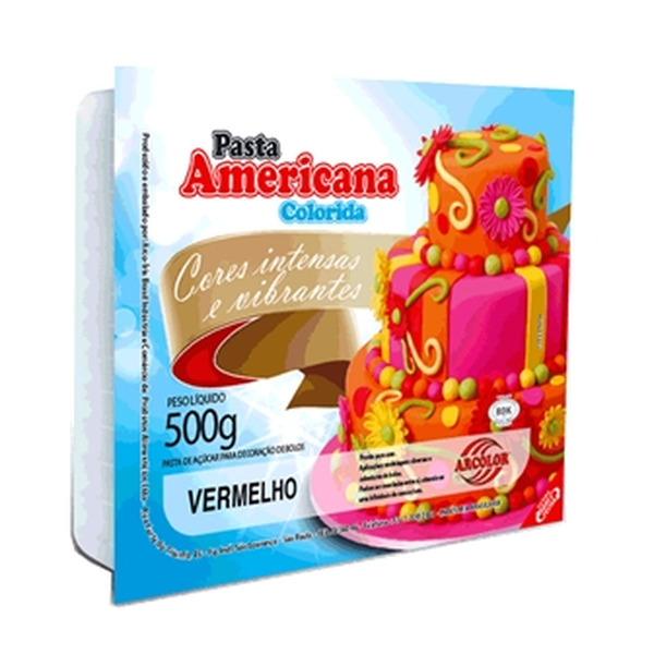 Pasta Americana Vermelha 500g Arcolor