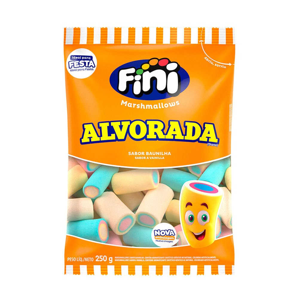 Marshmallow Fini 250g Alvorada