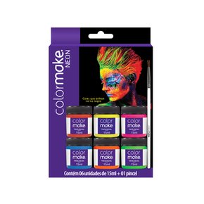 Tinta Spray para Cabelo Neon Colorido Fluor Temporária 135mL - Apollo Festas