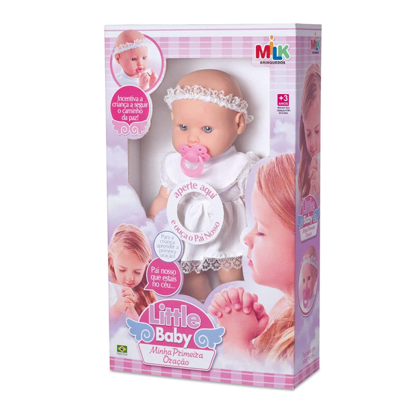 BONECA NEW BORN - LITTLE BANHO - Cia dos Brinquedos