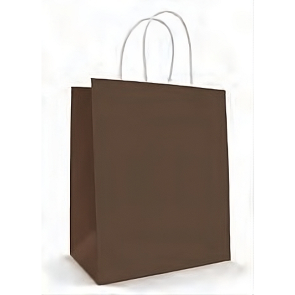 Sacola De Papel 18cmX09X24cm Com 10 Unidades Marrom