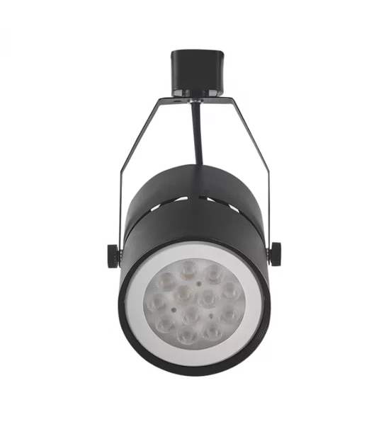 Pack Foco De Carril Monofásico Orientable "CINEMA" Con Bombilla Led Par30 E27 Blanco Neutro 90874068