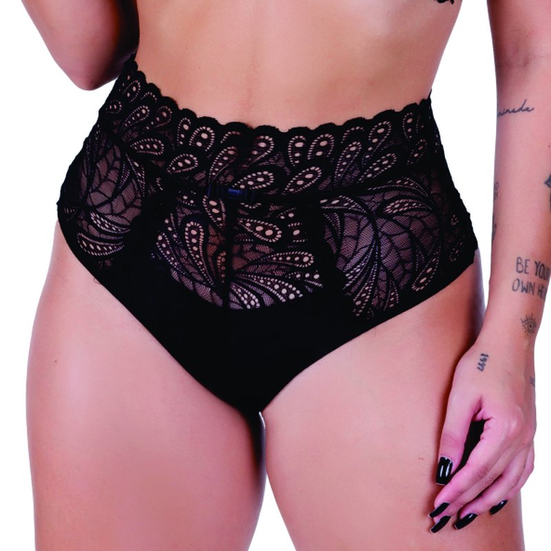 Calcinha Hot Pant Feminina Clamar Rendada - 2055 Calcinha Hot Pant Feminina Clamar Rendada - 2055