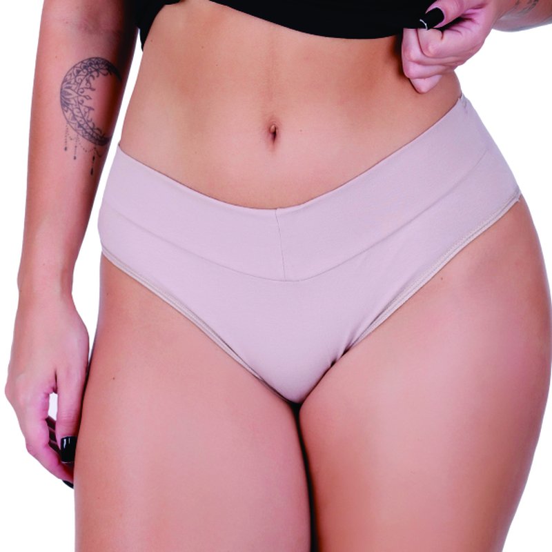 Calcinha Cós Feminina Clamar em Cotton - 3169 Calcinha Cós Feminina Clamar em Cotton - 3169