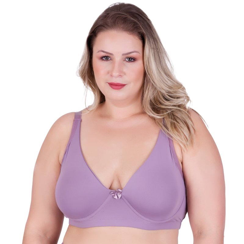 Sutiã sem Bojo Com Aro Reforçado Feminino Clamar em Microfibra - 1005 Sutiã sem Bojo Com Aro Reforçado Feminino Clamar em Microfibra - 1005