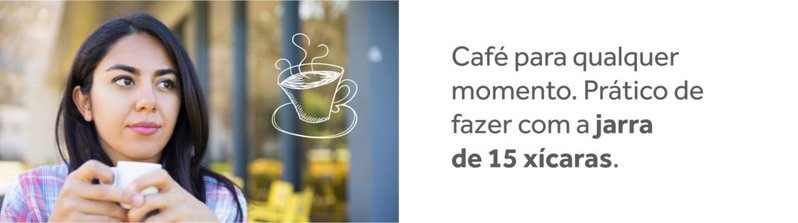 Cafeteira Elétrica para 15 Xícaras de Café 220V Vetro Caffe Agratto -  Colher de Panela