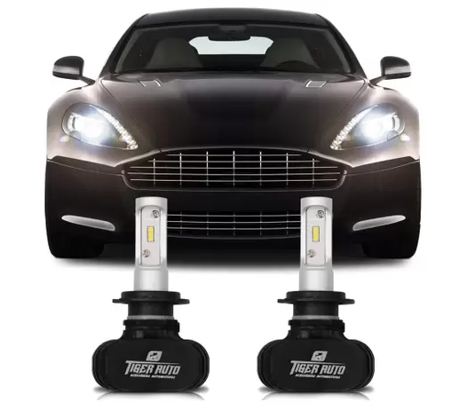 led 2d headlight 6000k tiger auto