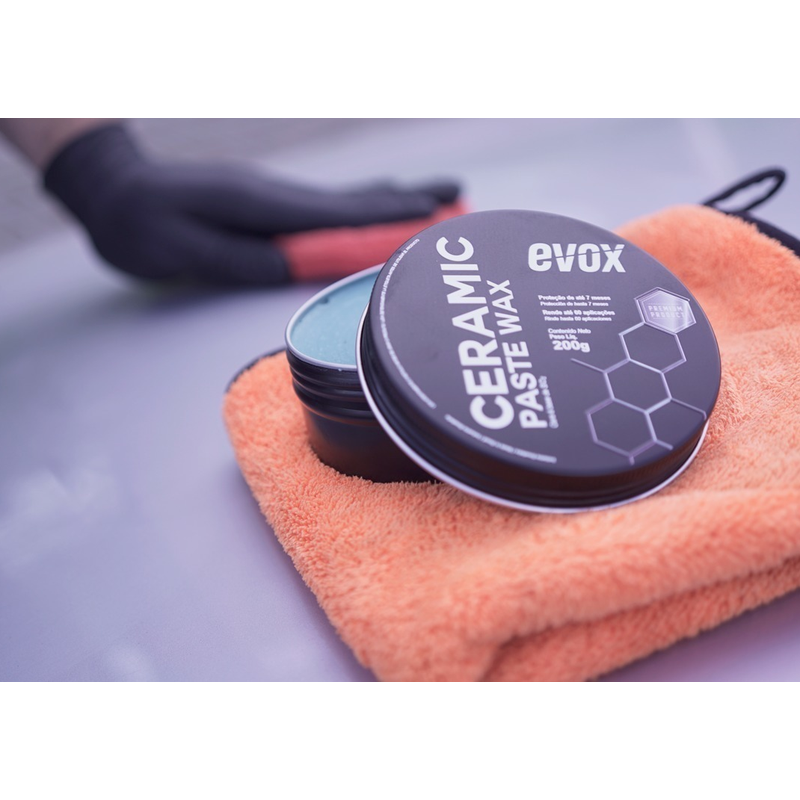 Ceramic Paste Wax Brilho e Proteção EVOX 200g