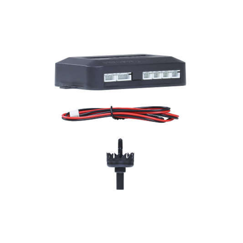 Sensor de Estacionamento 4 Pontos Prata - Traseiro 22MM S/Plug