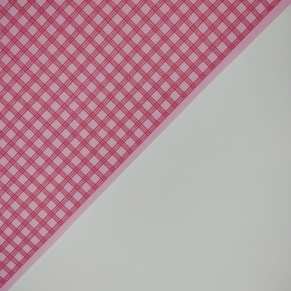 CARTOLINA EVA 2.0 40X60 ESTAMPADA XADREZ ROSA MAKE+