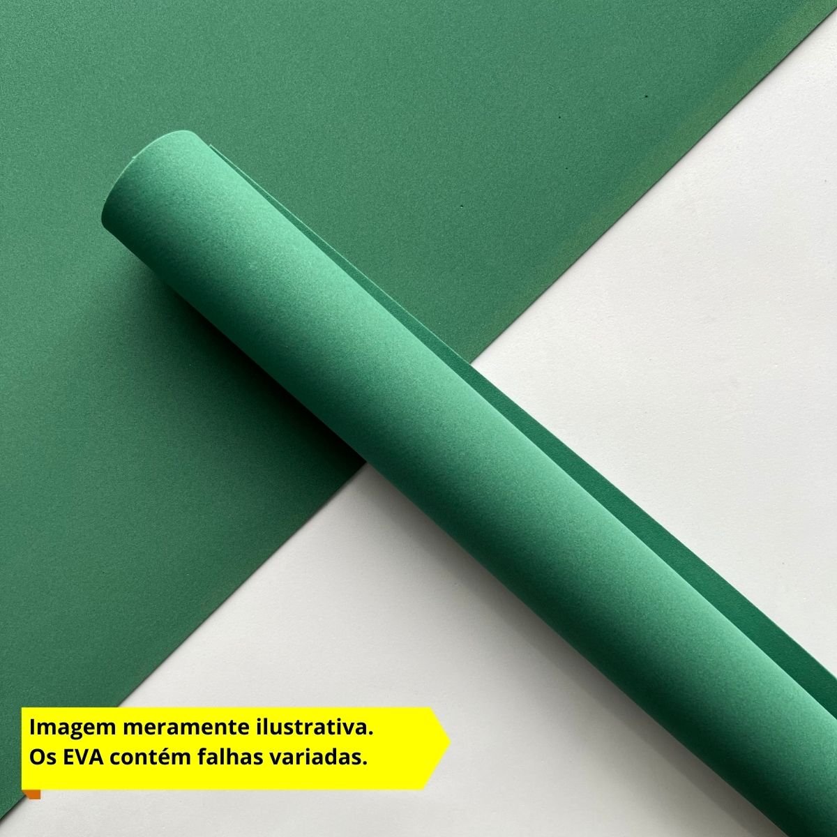 Eva Liso 2ª Linha 40x48cm Pct C 10 Fls Verde 1108