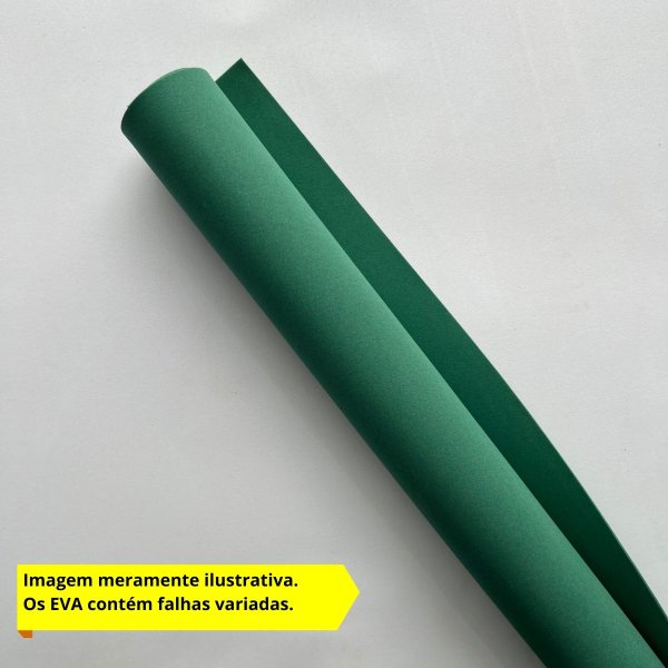 Eva Liso 2ª Linha 40x48cm Pct C 10 Fls Verde 5396