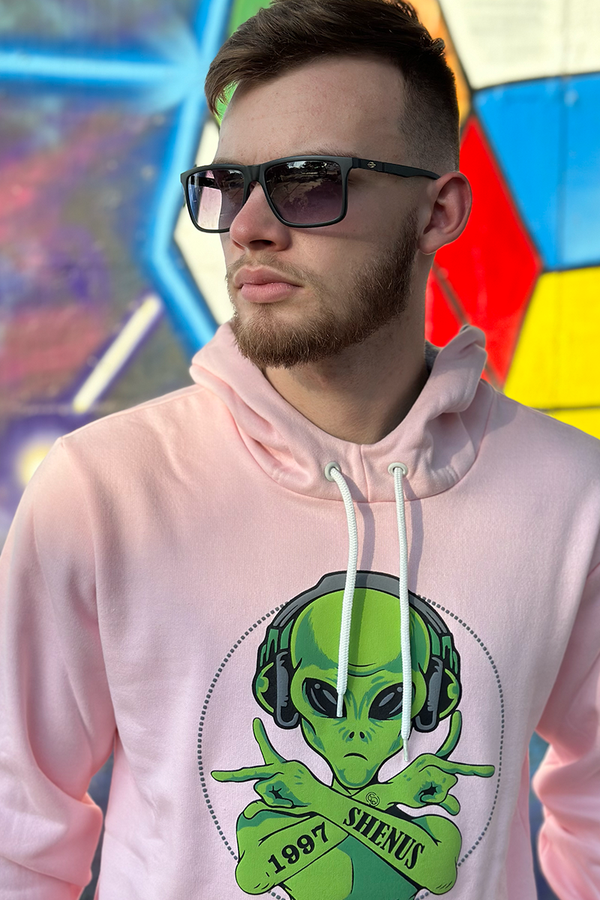 Moletom top alien rosa