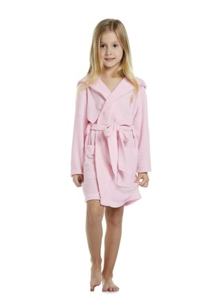roupao infantil capuz rosa ref 3031