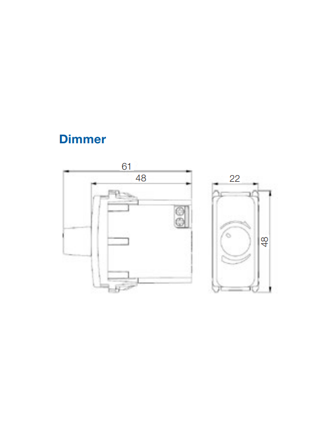 Módulo Dimmer Composé Preto 600W/220V Weg
