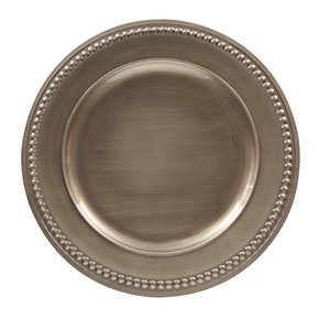 sousplat galles dots champagne antique