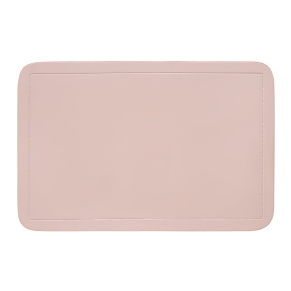 Jogo Americano 6 Peças Retangular PVC Color Rosa Chá Jogo Americano 6 Peças Retangular PVC Color Rosa Chá