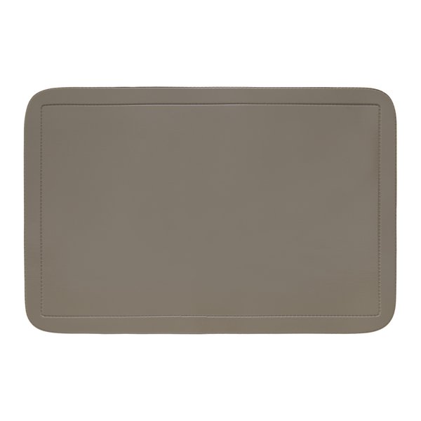 Jogo Americano 6 Peças Retangular PVC Color Taupe Jogo Americano 6 Peças Retangular PVC Color Taupe