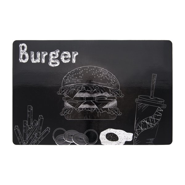 Jogo Americano 6 Peças Pvc Print Burger Jogo Americano 6 Peças Pvc Print Burger