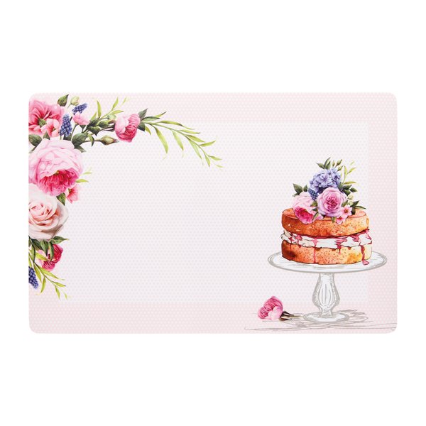 Jogo Americano 6 Peças Pvc Print Naked Cake Jogo Americano 6 Peças Pvc Print Naked Cake