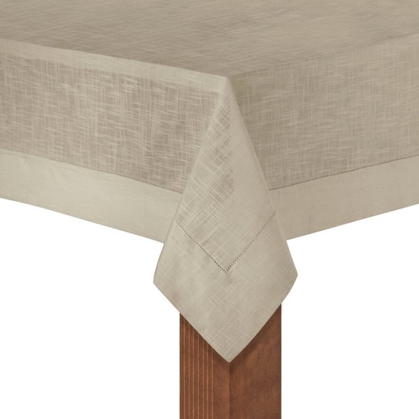 Toalha de Mesa Retangulares 6 lugares 1,60 m x 2,20 m Coloratta Taupe Toalha de Mesa Retangulares 6 lugares 1,60 m x 2,20 m Coloratta Taupe