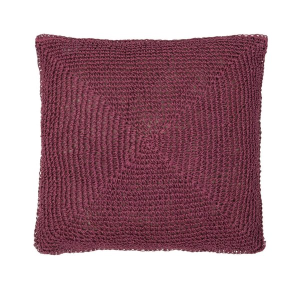 Almofada 50 cm x 50 cm Living Renda Açaí Almofada 50 cm x 50 cm Living Renda Açaí