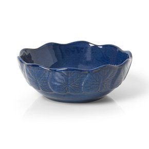 bowl versailles leaf azul 19cm