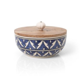 potiche decorativ versailles 19cm azul 2