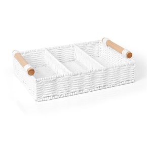 308427 porta talher retangular barth branco