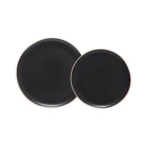 conjunto pratos vivant preto