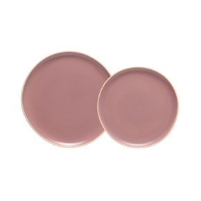 conjunto pratos vivant rose