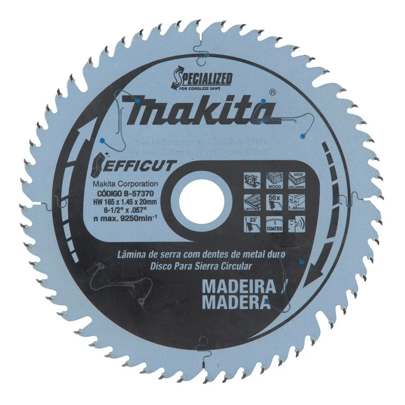 Lmina Disco Serra Efficut Makita B 57370
