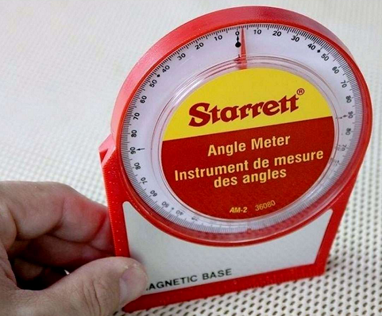 MEDIDOR DE ANGULO COM BASE MAGNETICA DE 0 A 90 GRAUS - AM-2 STARRETT -  WORLD TOOLS