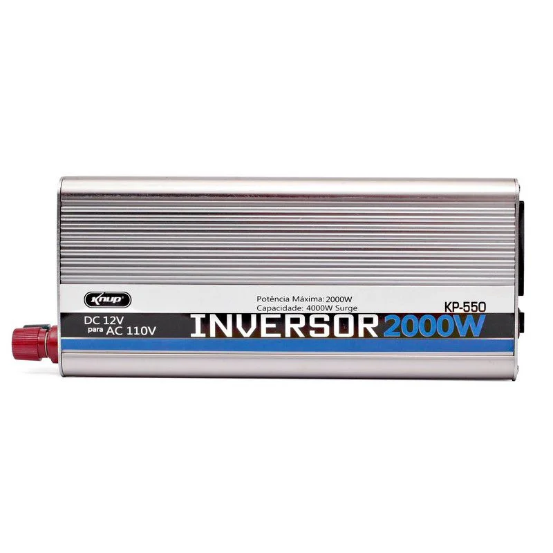 Inversor Tensão Veicular 12v110v 2000w Knup Kp 550 Corebral 6593